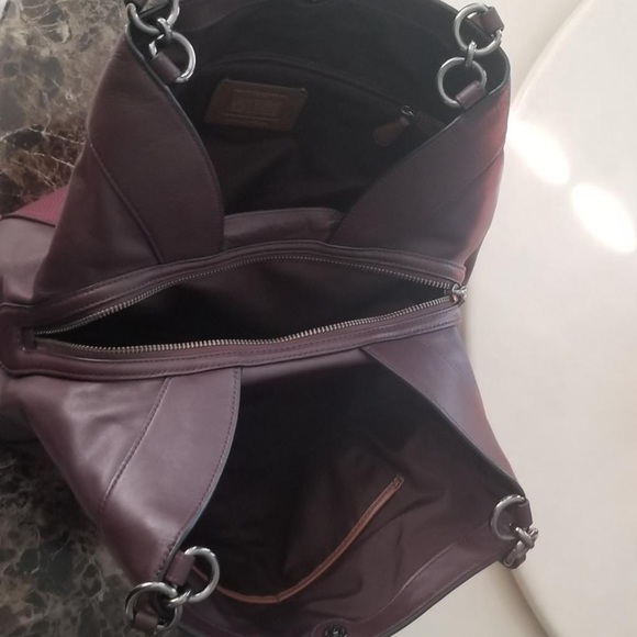 COACH LEXY SHOULDER BAG IN LEGACY JACQUARD PURSE - Picture 8 of 10